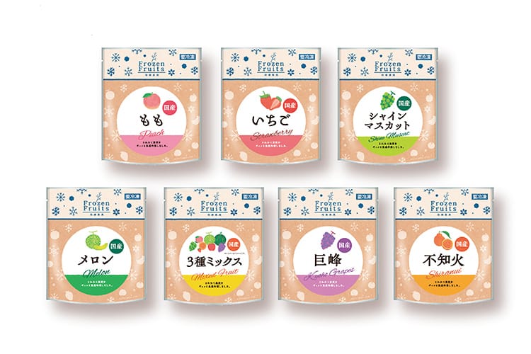 冷凍フルーツの開発